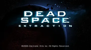 Dead Space Extraction screen shot title